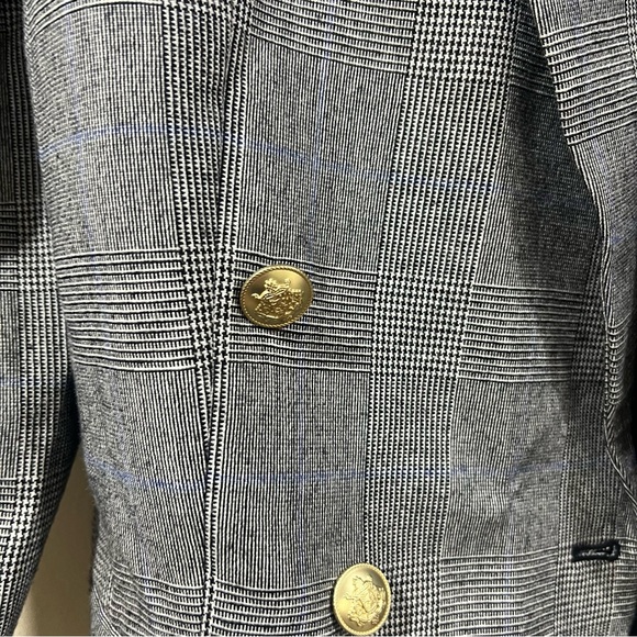 J.Crew Brynn blazer in plaid English wool blend Size 4 - Picture 6 of 11